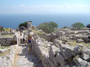 site archeologique ancienne Thira